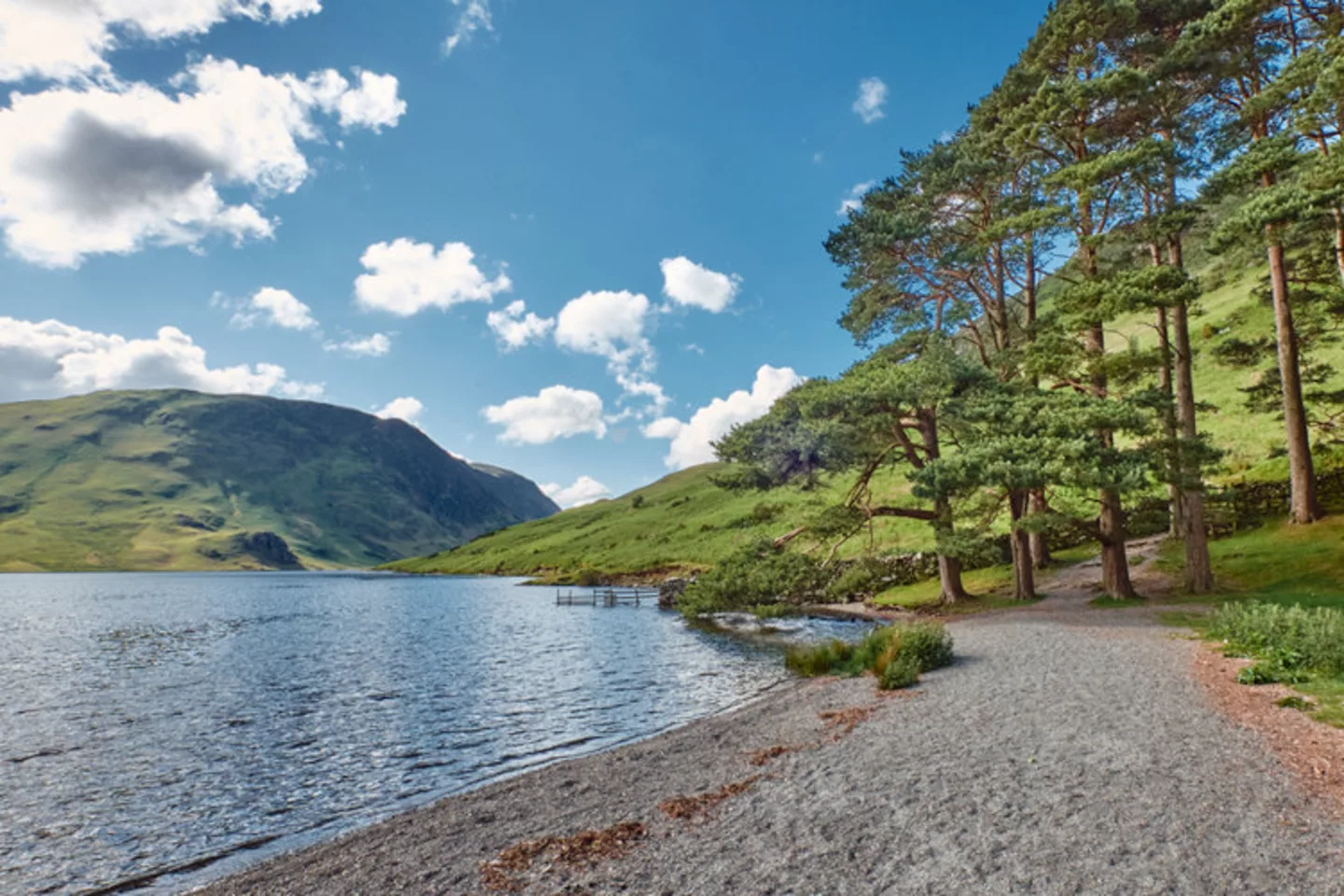 A path through the hills of the Lake District